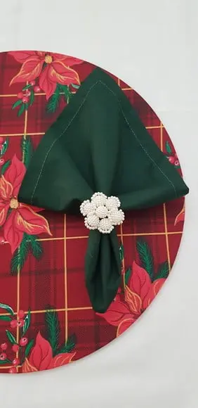 Mesa Posta Natal Kit Sulplat Natalino 4 Peças