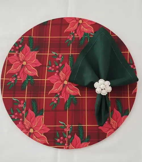 Mesa Posta Natal Kit Sulplat Natalino 4 Peças