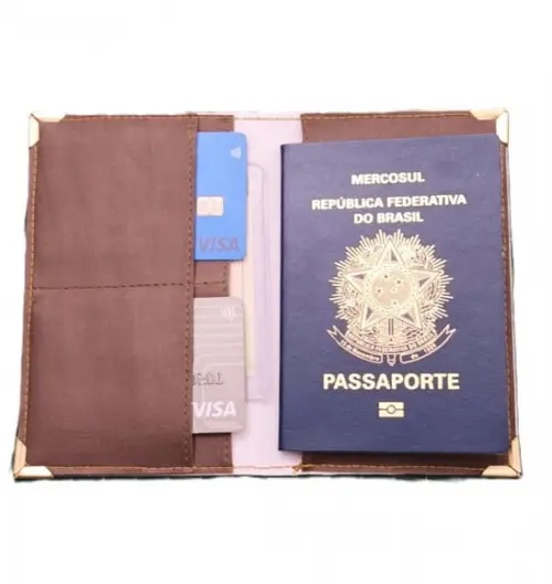 Porta Passaporte ou Documentos Personalizado