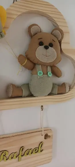 Quadro Nicho Nuvem Maternidade Urso