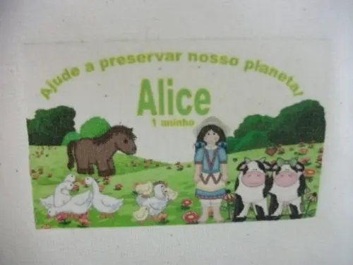 SACOLINHAS ECOLOGICAS TEMA FAZENDINHA