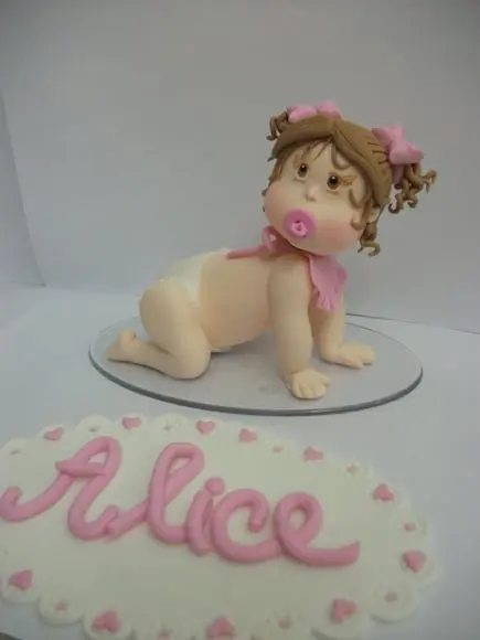 Topo De Bolo Chá Bebê