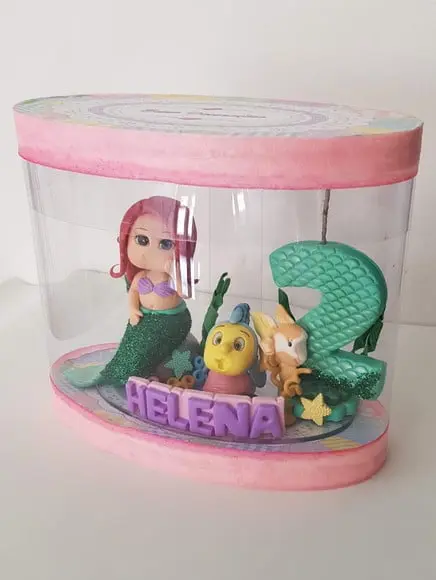 Topo de Bolo Sereia