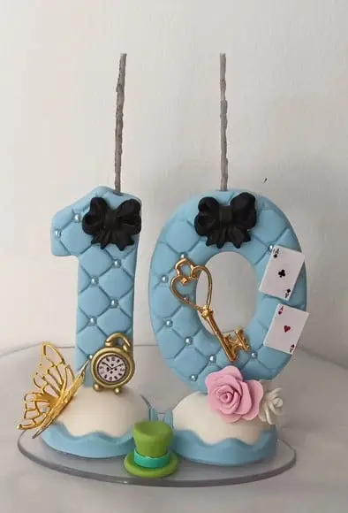Vela 10 Anos Alice