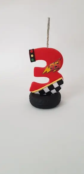 Vela 3 Anos Carros
