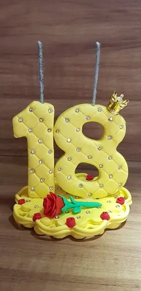 Vela 18 Anos Princesa e a Fera