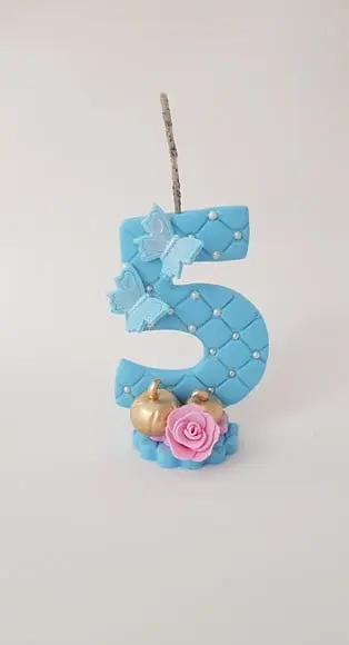 Vela 5 Anos Princesa