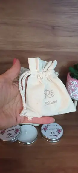 Vela Aromática na Latinha Personalizada