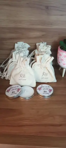 Vela Aromática na Latinha Personalizada