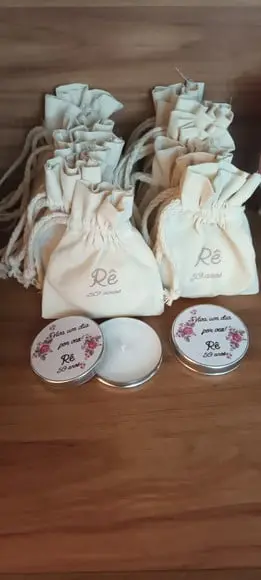 Vela Aromática na Latinha Personalizada
