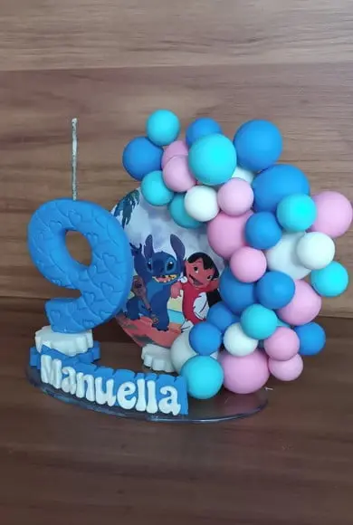 Vela Lillo e Stitch 9 Anos