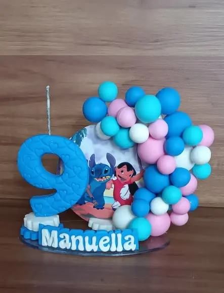 Vela Lillo e Stitch 9 Anos