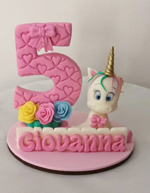 Vela 6 Anos Unicórnio