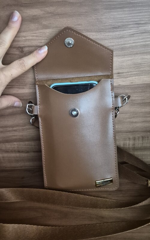 Porta celular em couro montana