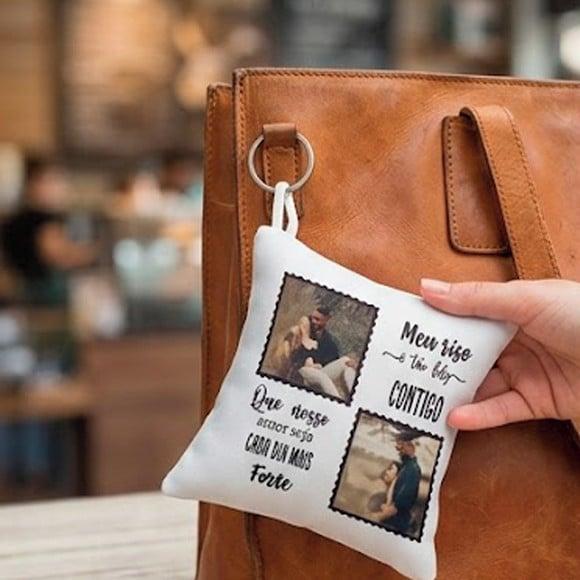 Almochaveiro Personalizado com Foto | Kit 10 Unidades