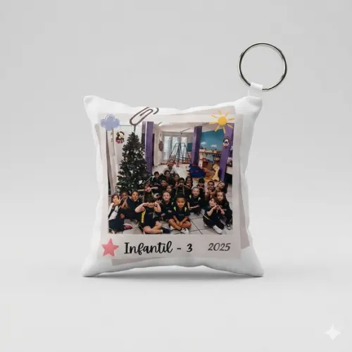 Almochaveiro Personalizado com Foto | Kit 10 Unidades