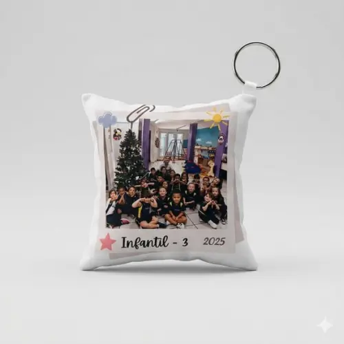 Almochaveiro Personalizado com Foto | Kit 10 Unidades