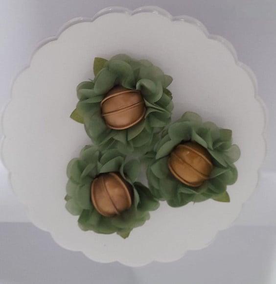 Forminhas para Doces Verde Oliva