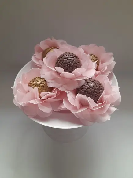 Forminha Coração Apaixonado Rose