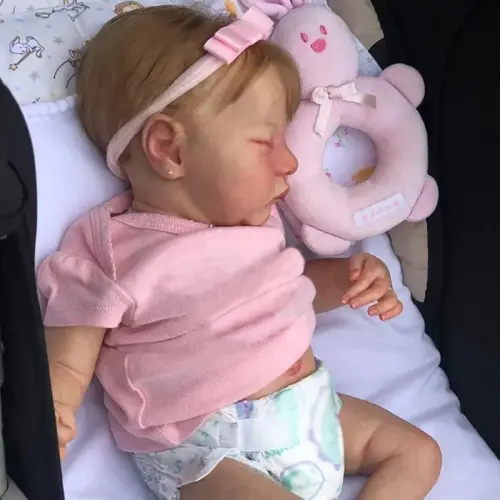 Boneca Bebê Reborn Realista Veias Visíveis Recém Nascida 47cm