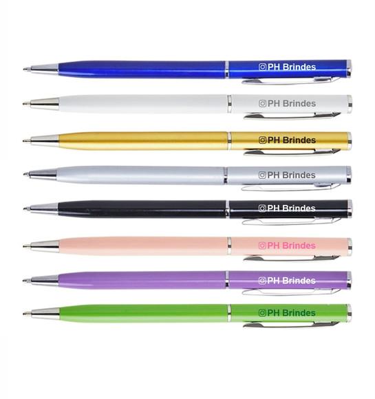 100 Canetas de Metal com Touch Personalizadas Mod Ca1801