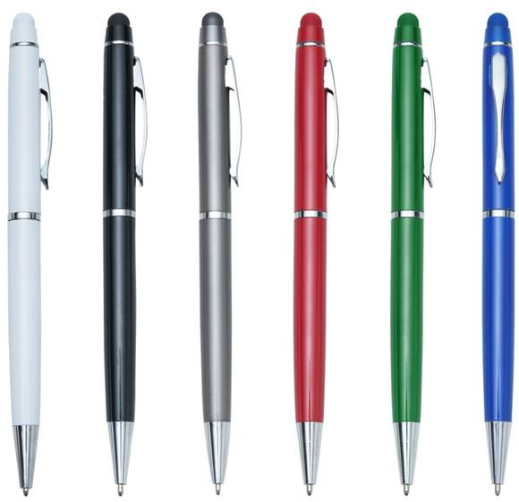 100 Canetas de Metal com Touch Personalizadas Mod Ca543