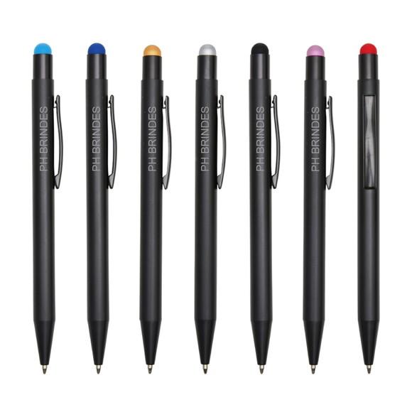 100 Canetas de Metal com Touch Personalizadas Mod Ca949