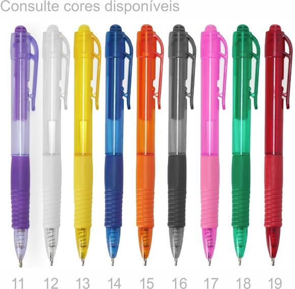 100 Canetas Plásticas Personalizadas 14679