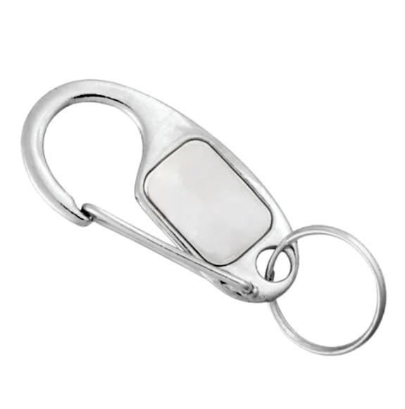 100 Chaveiros Mosquetao de Metal Personalizados Ch11