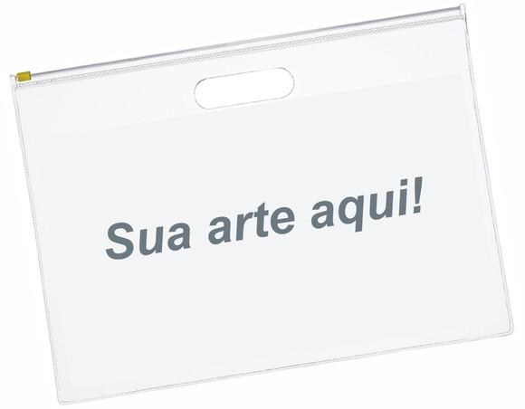 100 Pastas Zip Zap com Alça Personalizadas Silk