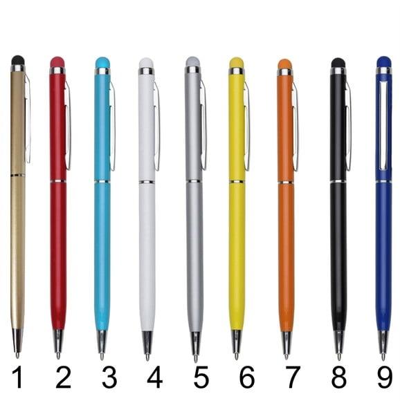 100 Canetas de Metal c/ Touch p/ Personalizar / sem Gravação