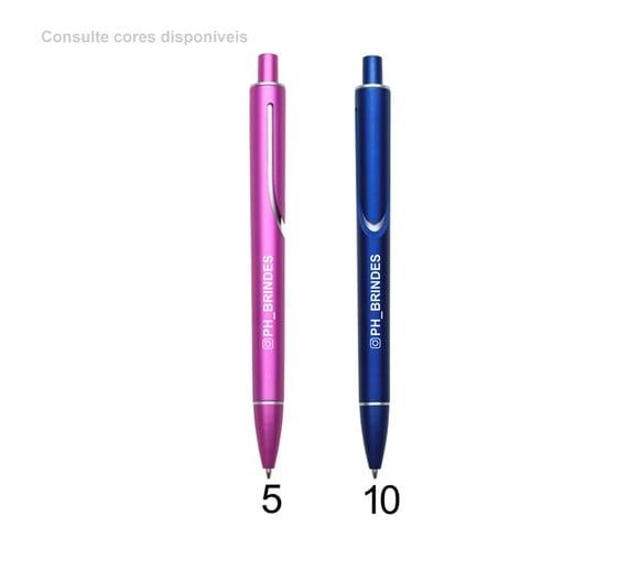 100 Canetas Personalizadas Ca390 Rosa
