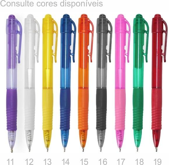 100 Canetas Plásticas Personalizadas 14679