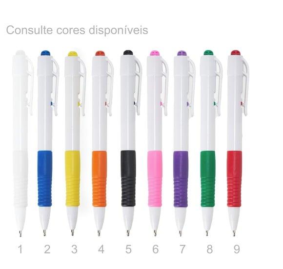 100 Canetas Plásticas Personalizadas 14679