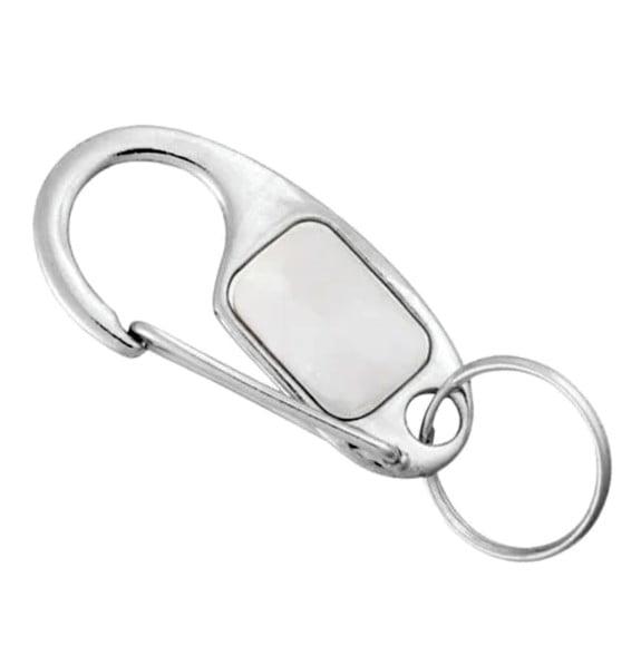 100 Chaveiros Mosquetao de Metal Personalizados Ch11