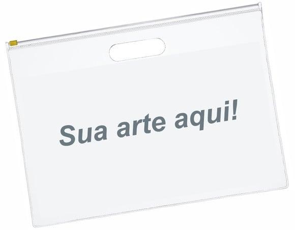 50 Pastas Zip Zap com Alça Personalizadas Silk