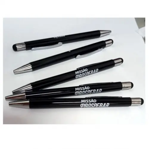100 Canetas de Metal com Touch Personalizadas Mod Ca2088