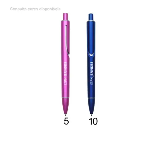 100 Canetas Personalizadas Ca390 Rosa
