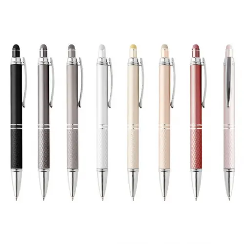 150 Canetas de Metal com Touch Personalizadas 1 Cor Mod.5019