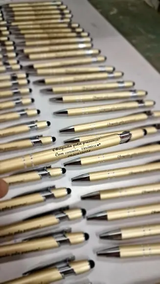 100 Canetas de Metal com Touch Personalizadas Mod 5010/5012
