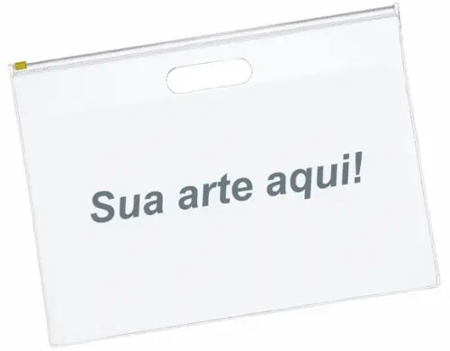 100 Pastas Zip Zap com Alça Personalizadas Silk