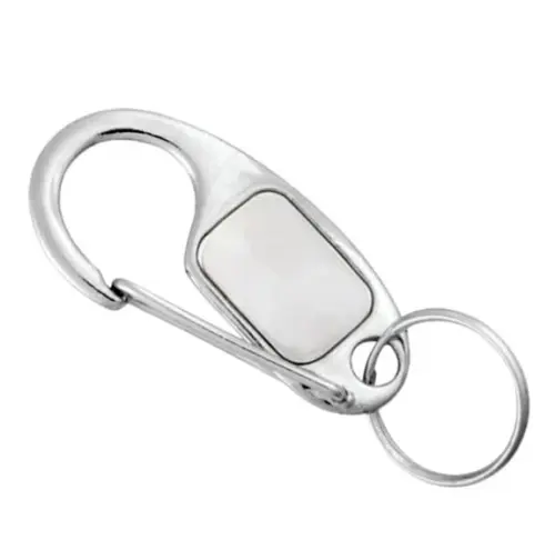 100 Chaveiros Mosquetao de Metal Personalizados Ch11