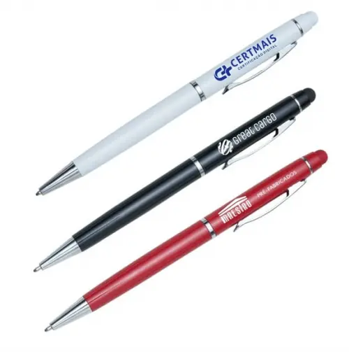 50 Canetas de Metal com Touch Personalizadas Mod Ca543