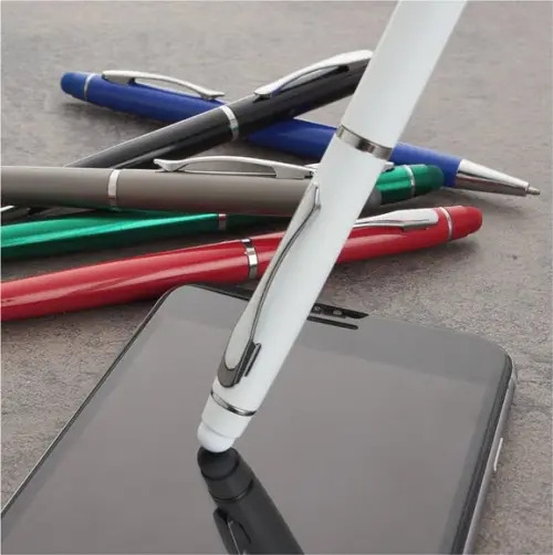 50 Canetas de Metal com Touch Personalizadas Mod Ca543