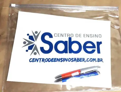 50 Pastas Zip Zap Personalizadas Silk 1 Cor