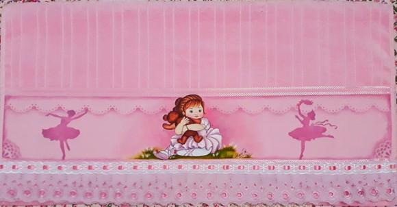 Toalha de Banho Infantil Personalizada Pintada à Mão - Bailarin