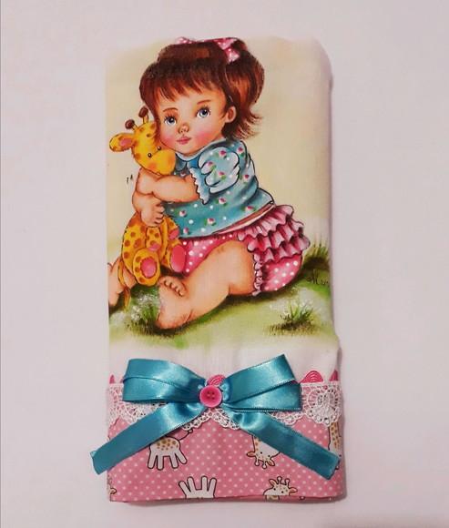 Fralda Passeio-Menina e Girrafinha