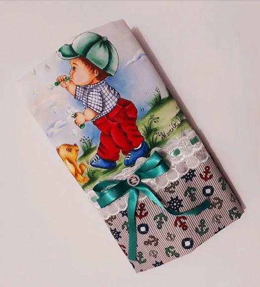 Fralda Passeio-Menino e Bolha de Sabão
