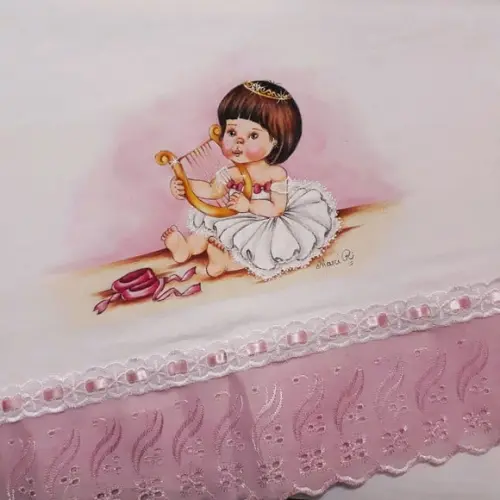 Manta Fralda Bailarina-Menina