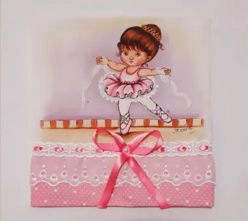 Fralda Passeio-menina Bailarina